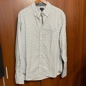 J Crew mens long sleeve button down shirt
